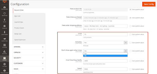 magento-2-recent-order-notification-config